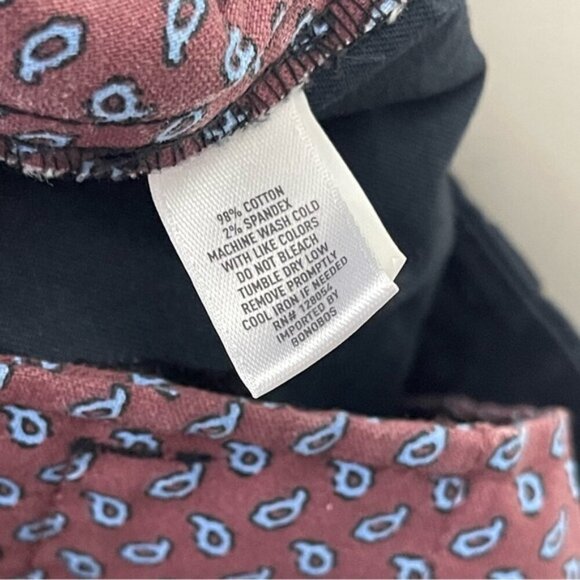 Bonobos Men's Blue Cotton Slim Fit Chino Casual Pants Size 30/32 cotton stretch - Picture 11 of 15